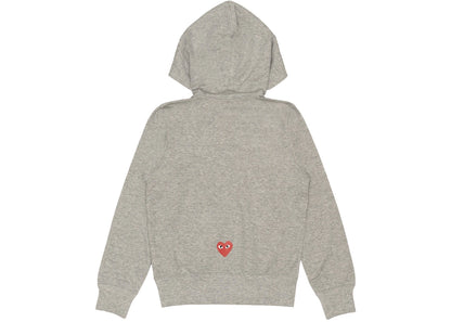 cdg play ladies' hoodie topgray