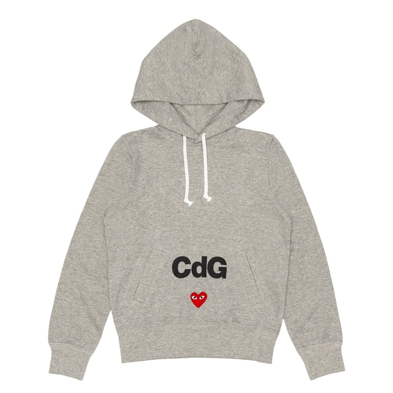 Cdg Play Ladies' Hoodie Topgray
