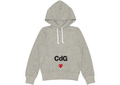 cdg play ladies' hoodie topgray