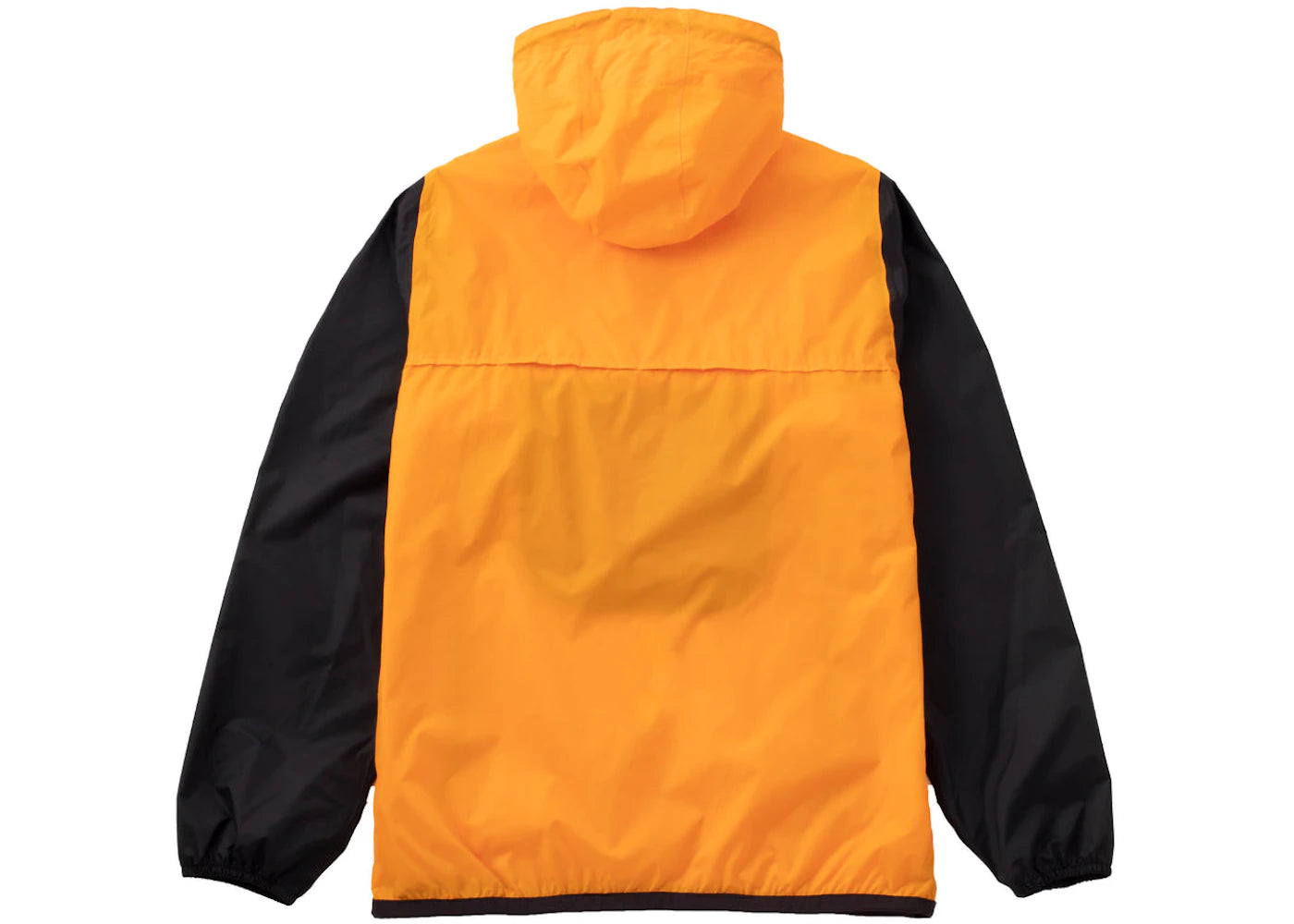 comme des garcons play x k-way logos half zip jacket orange black