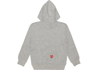 cdg x nike hoodie grey
