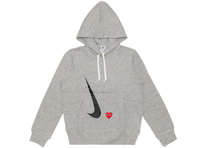 cdg x nike hoodie grey