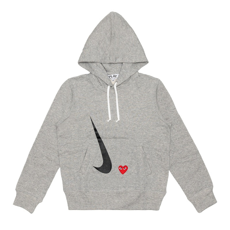 Cdg X Nike Ladies' Hoodie Grey