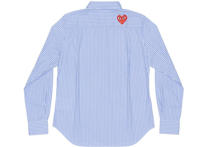 cdg x the north face blouse stripe