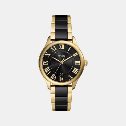 Fossil Gilmore Women Quartz Black Dial Analog Ceramic Watch Ce1132