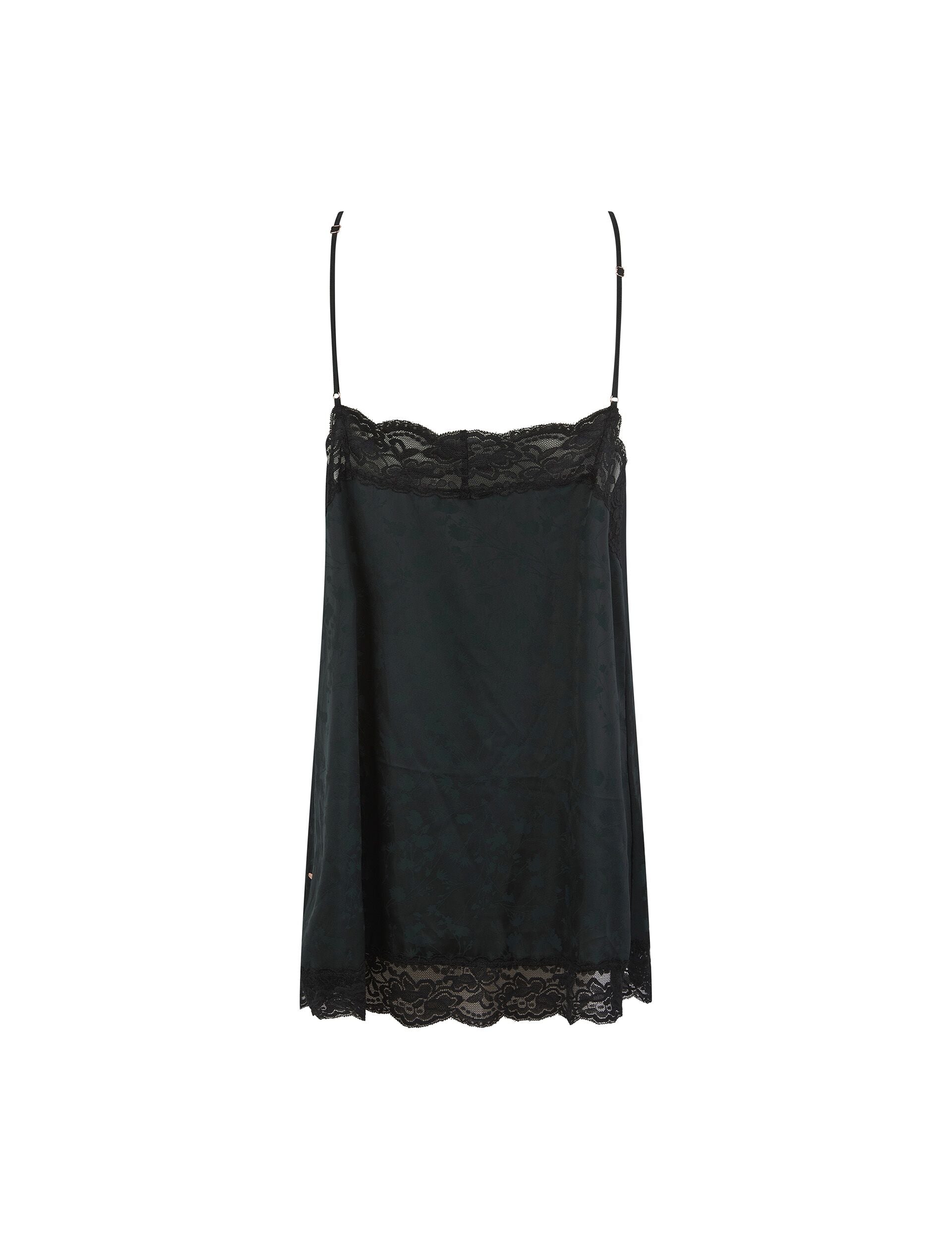 Ted Baker Celeste Textured Satin Lace Trim Chemise Women's