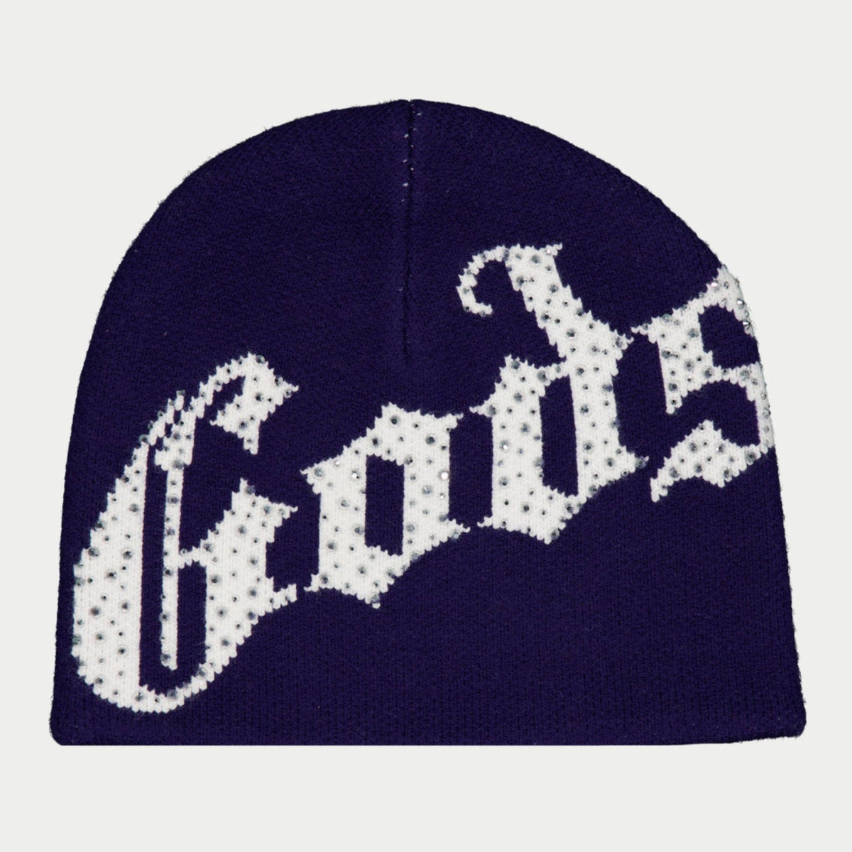 Godspeed Og Logo Studded Beanie (Navy / White)