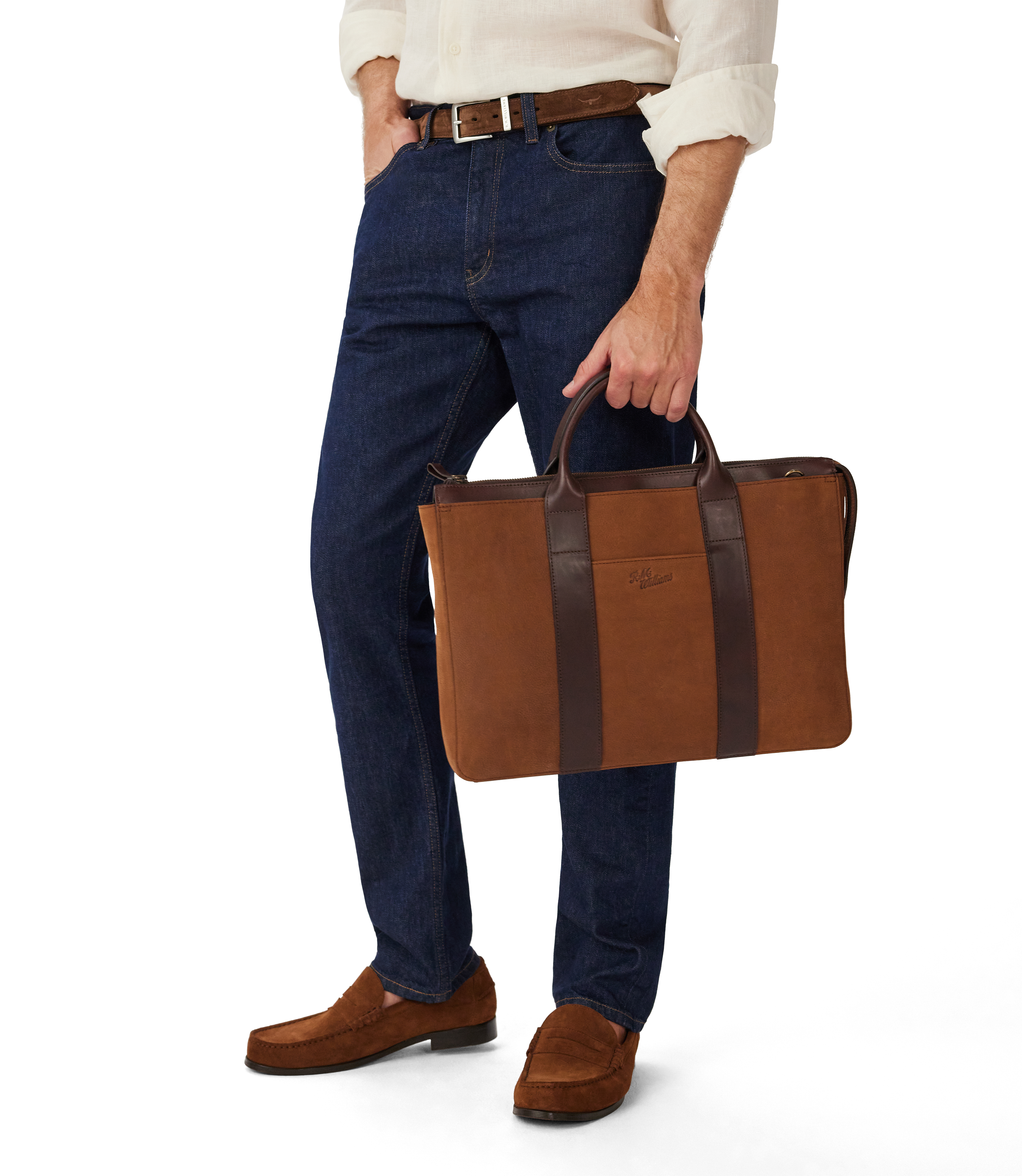 Field slim briefcase