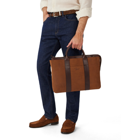Field slim briefcase