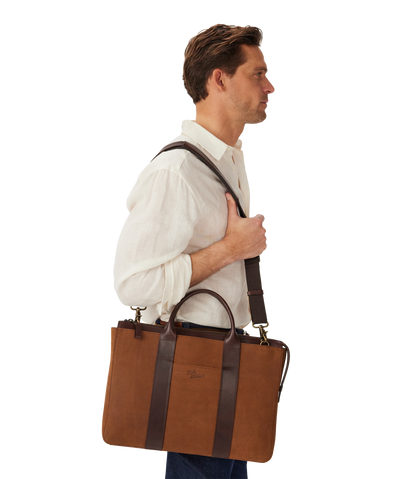 Field slim briefcase