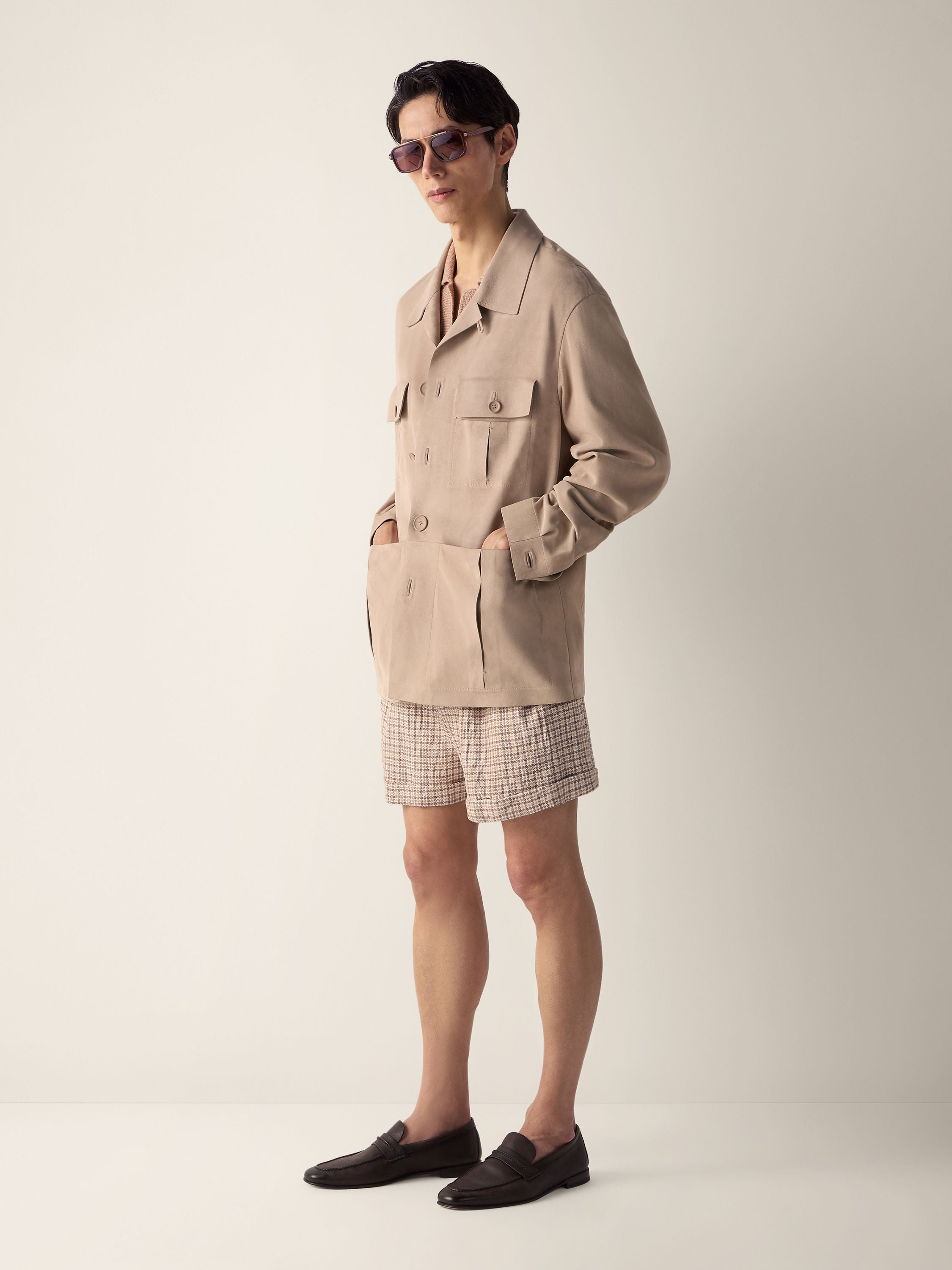 Zegna Suede Sahariana
