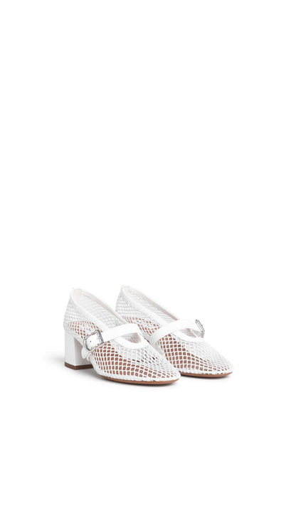 Alaïa Mary Janes 55 In Fishnet