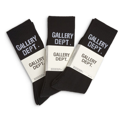 Gallery Dept Clean Black Socks - Set Of 3