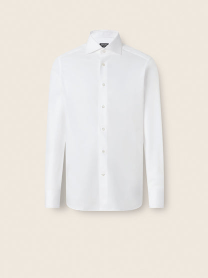 Zegna White Trofeo Cotton Shirt