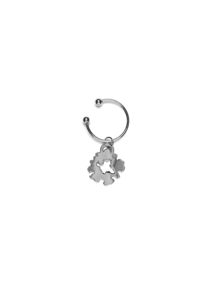 Denim Tears Cotton Wreath Keychain Silver