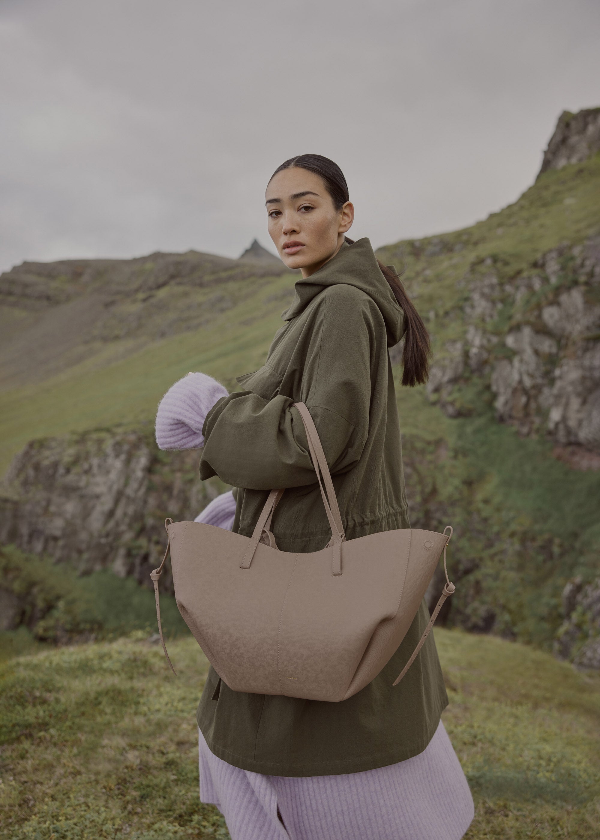 Polene Cyme Textured Taupe