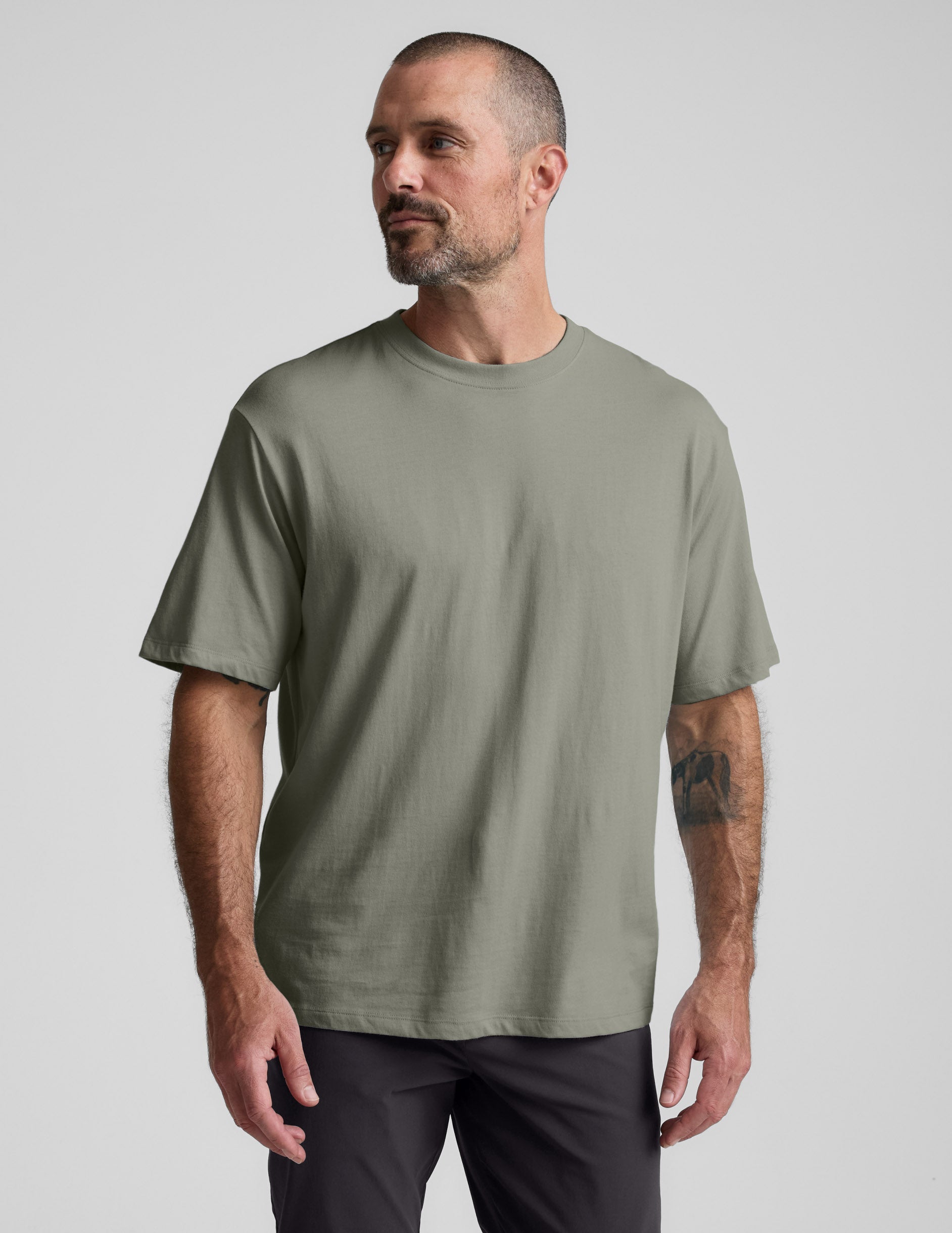 Beyond Yoga SoftKnit Mens Cotton Tee