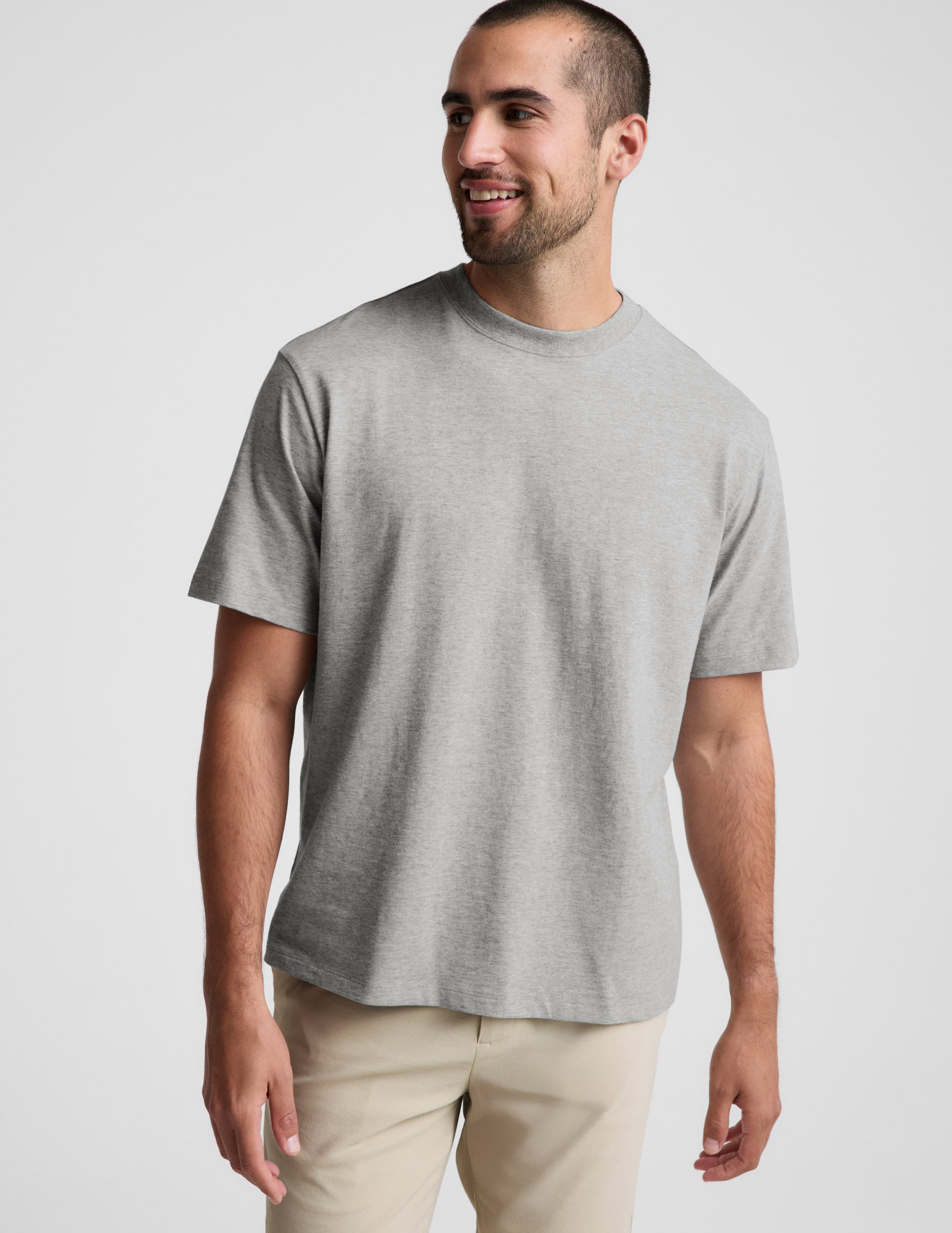 Beyond Yoga SoftKnit Mens Cotton Tee