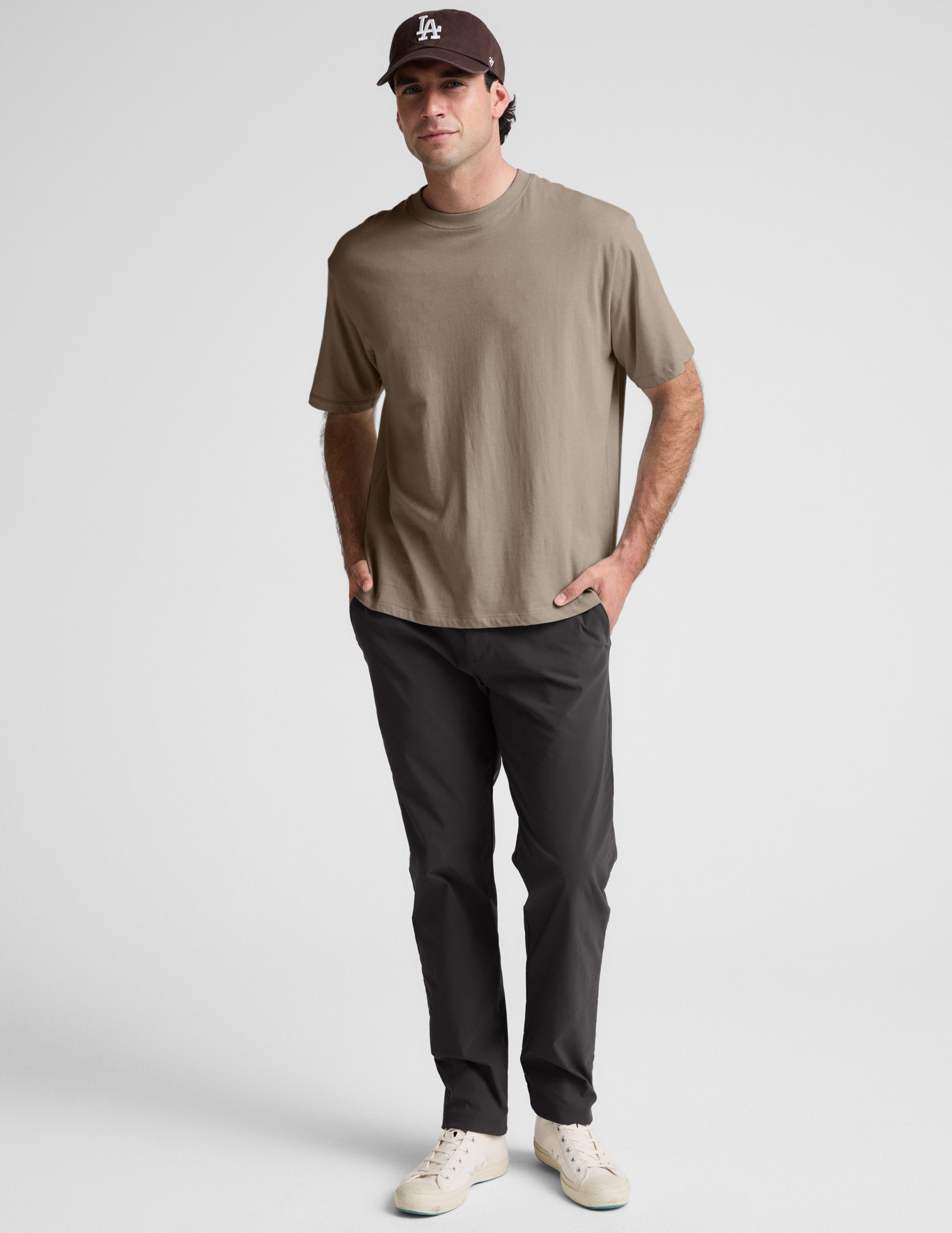 Beyond Yoga SoftKnit Mens Cotton Tee