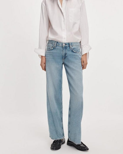 Rag & Bone Cam Ankle Relaxed Straight Jean