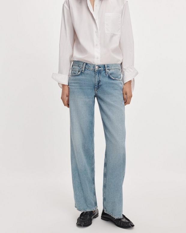 Rag & Bone Cam Ankle Relaxed Straight Jean