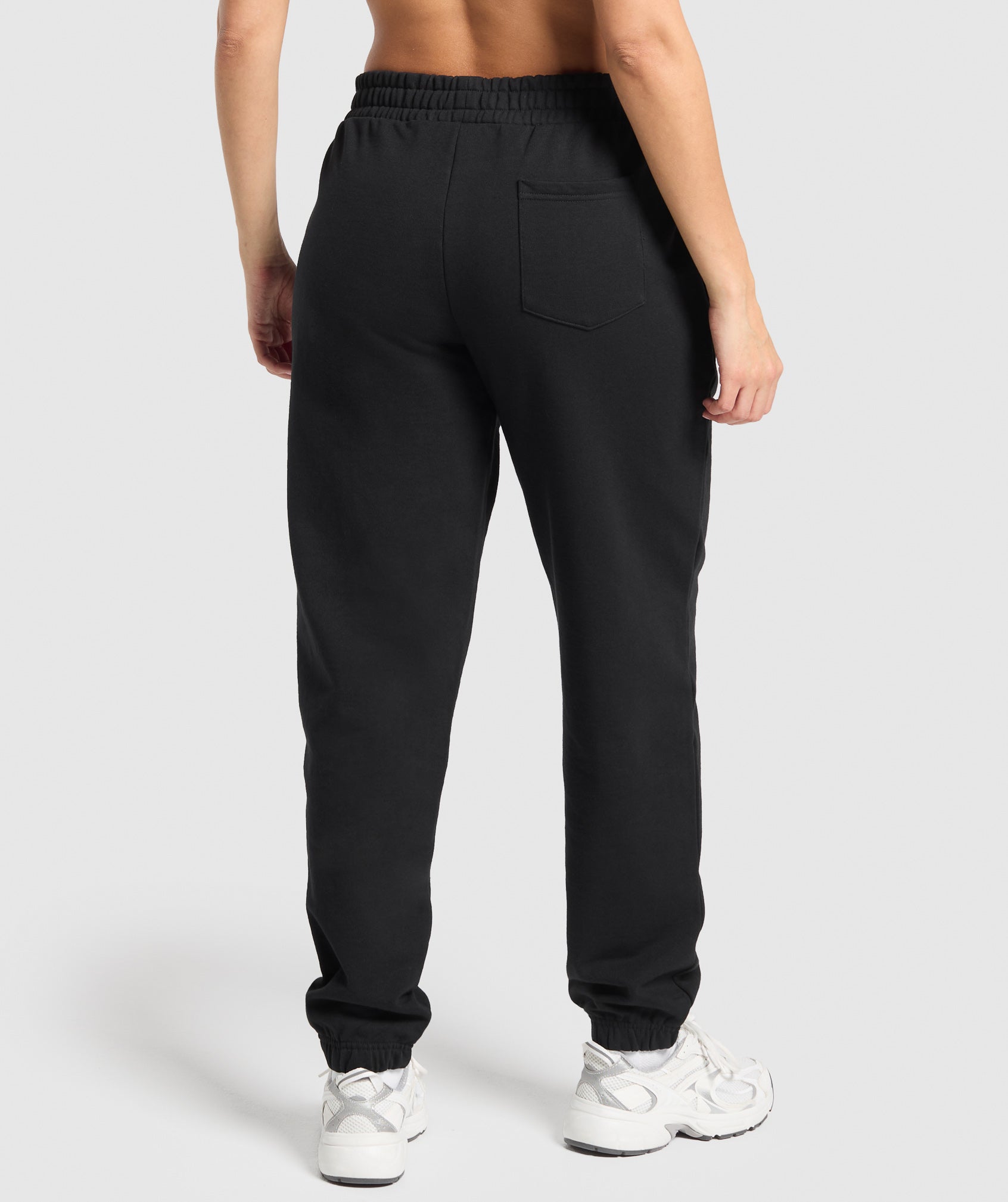 Women's Gymshark Campus Classics Graphic Joggers Black