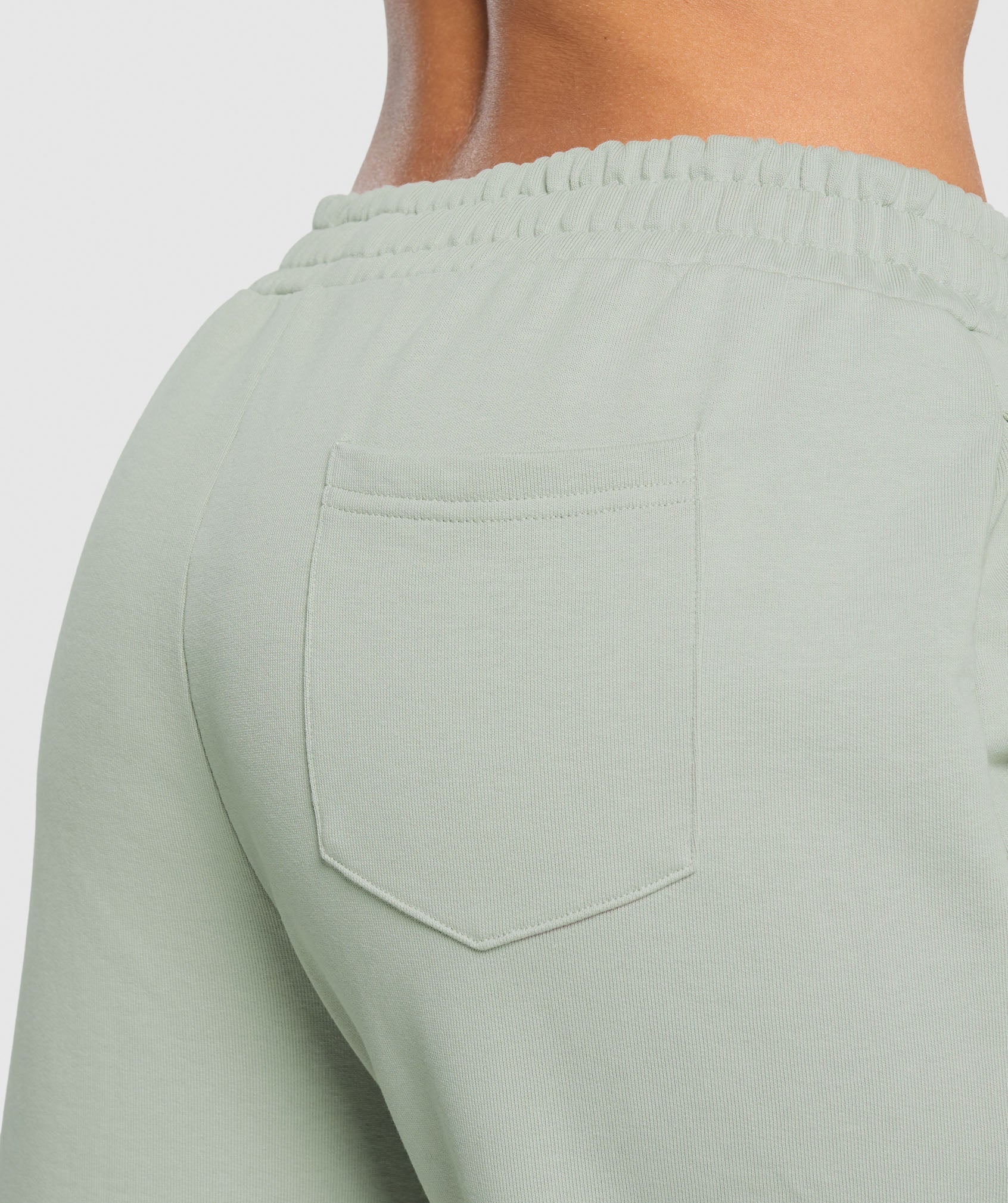 Women's Gymshark Campus Classics Graphic Joggers Stone Grey