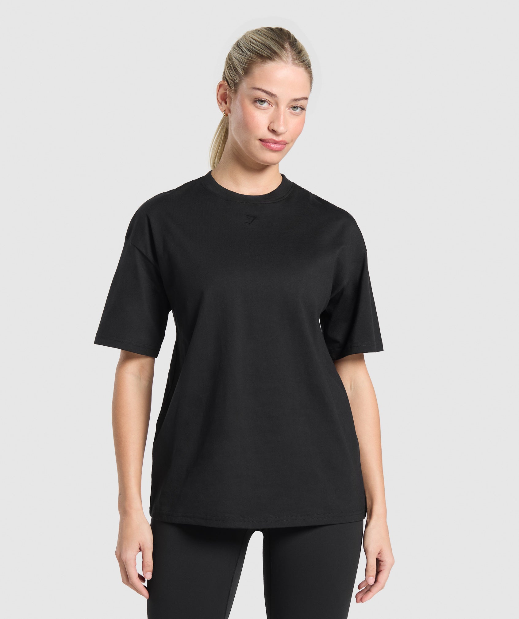 Women's Gymshark Campus Classics Graphic T-Shirt Black