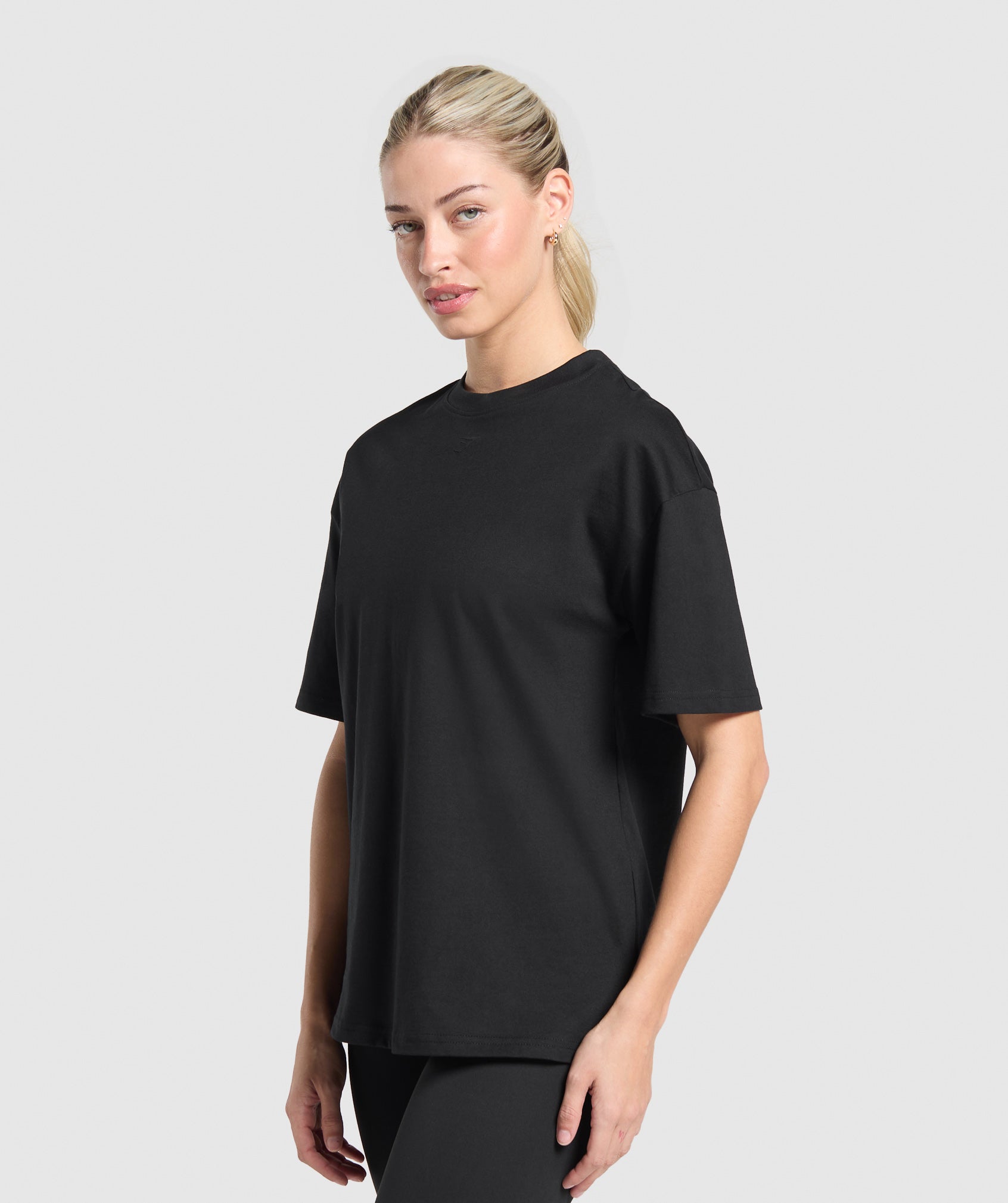 Women's Gymshark Campus Classics Graphic T-Shirt Black