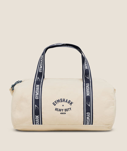 Gymshark Logo Duffle Bag Undyed