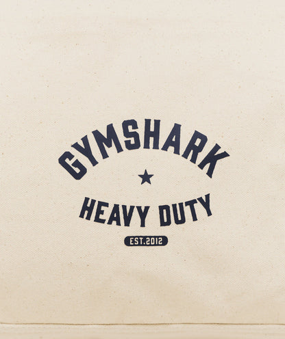 Gymshark Logo Duffle Bag Undyed