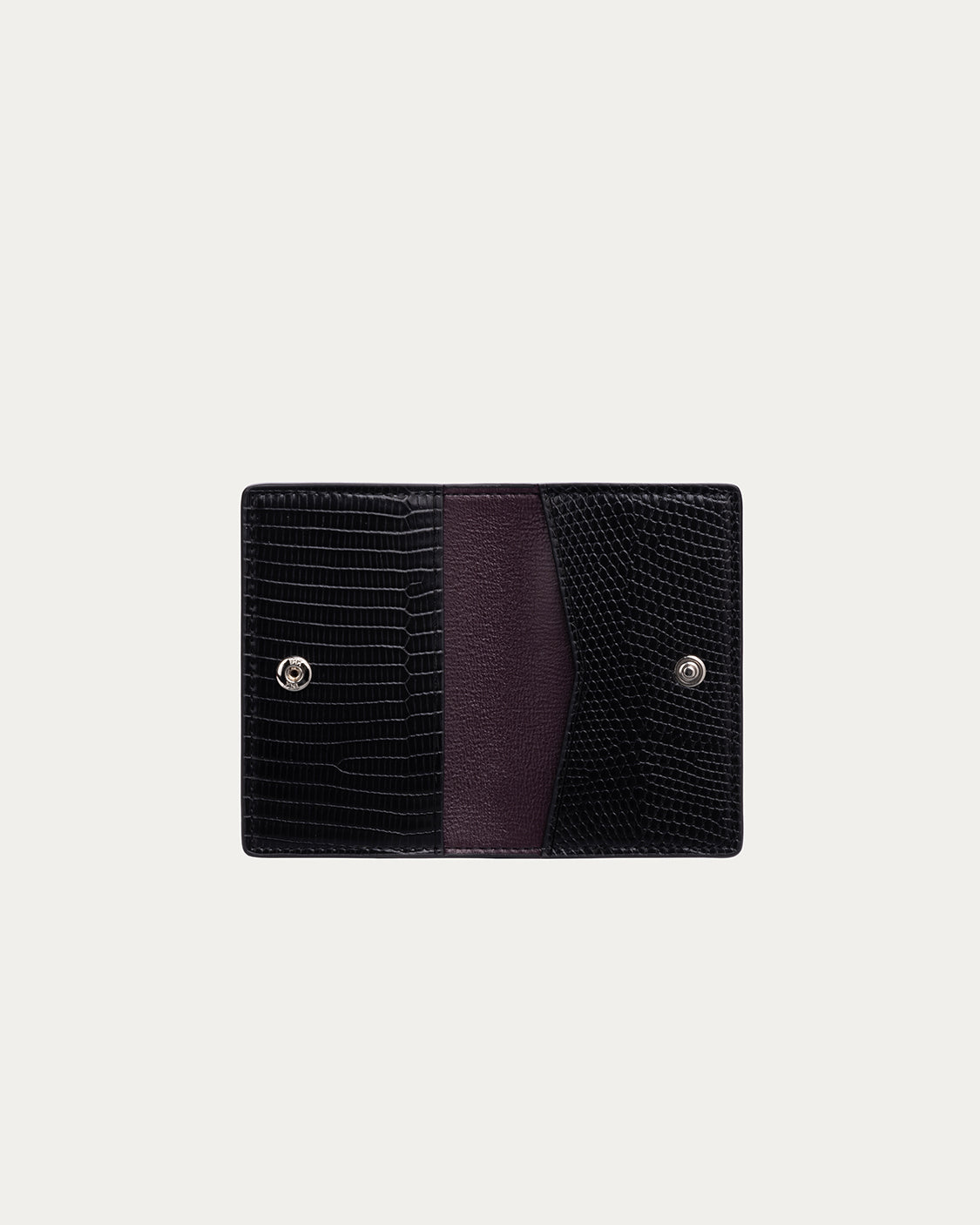 Freja Cardholder Black Lizard