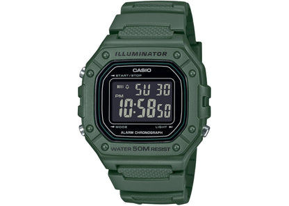 Casio G-Shock W-218H-3B Men's Digital Watch, front