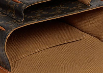 Celine Folco Bag Medium Triomphe Tan