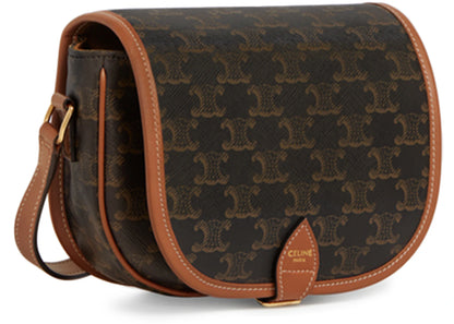 Celine Folco Bag Medium Triomphe Tan
