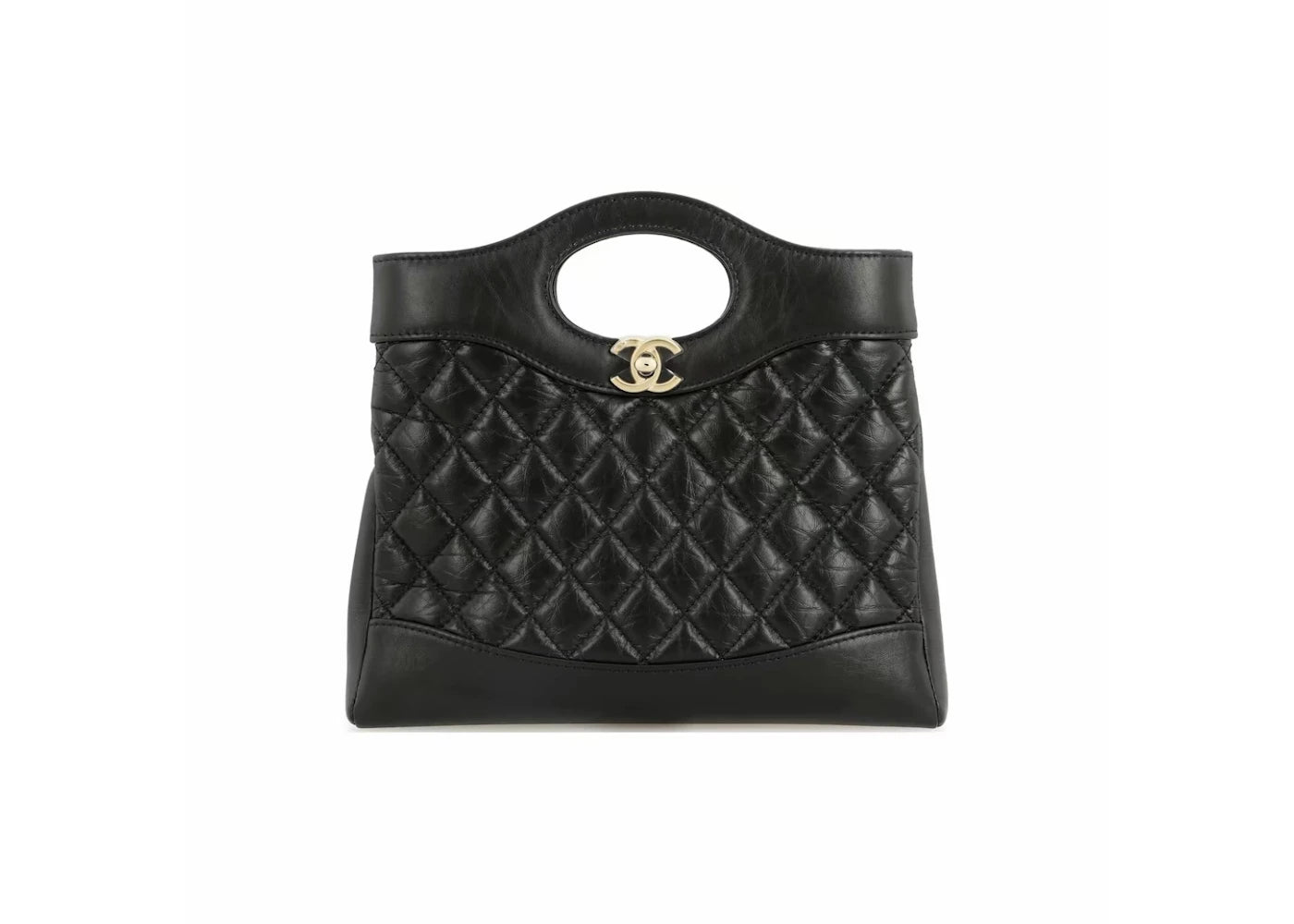 Chanel 24S Mini 31 Bag Black/Glod