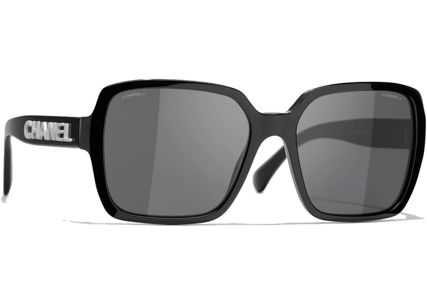 Chanel Square Sunglasses Black/Grey (5408 1026/S4)