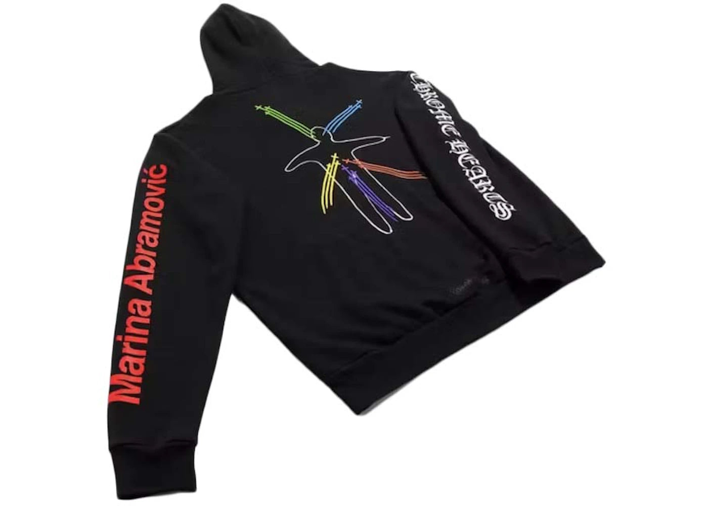 chrome hearts ch + abramovic hoodie black