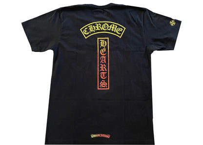 chrome hearts gradient logo t-shirt black