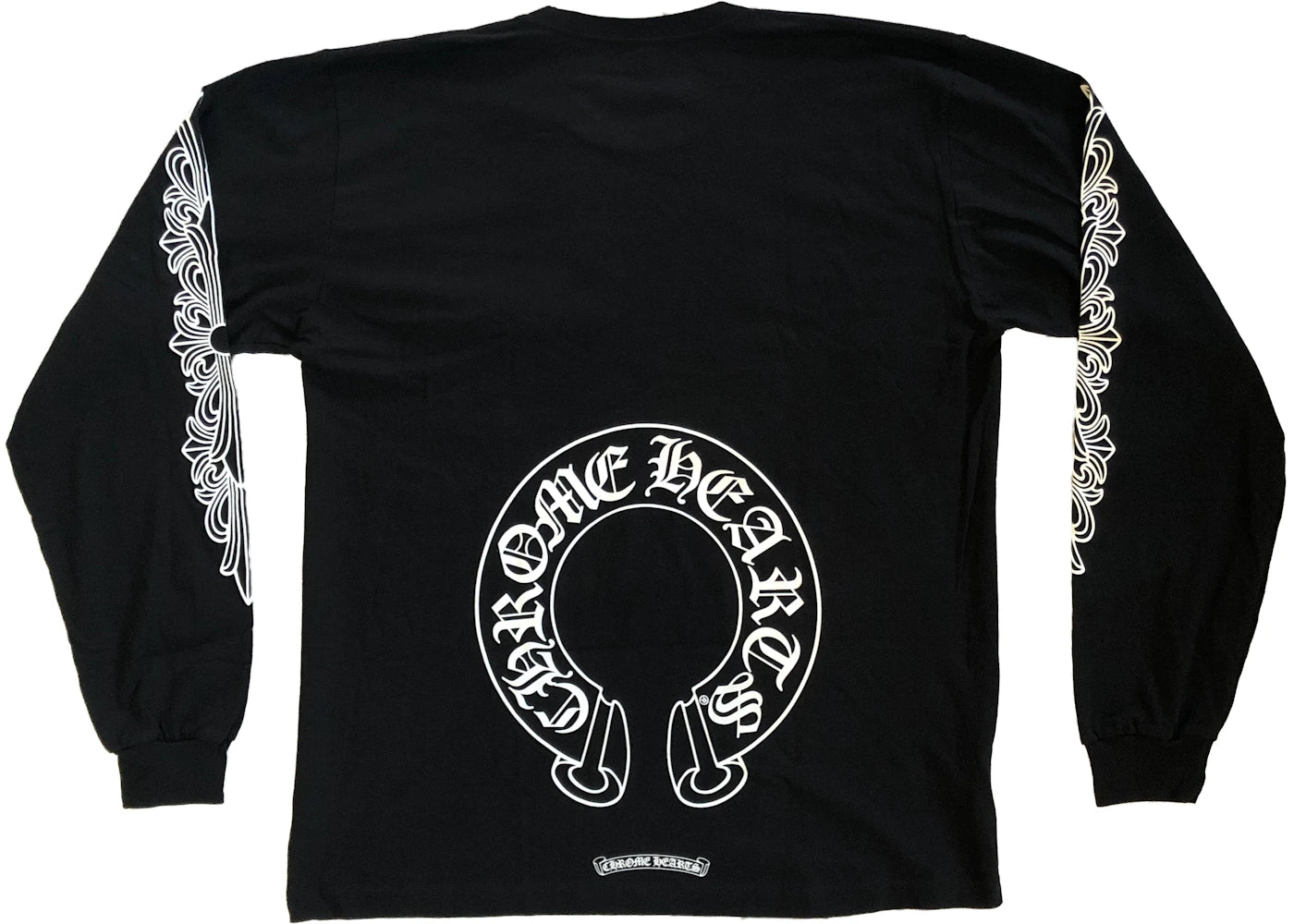 chrome hearts horse shoe l/s t-shirt black