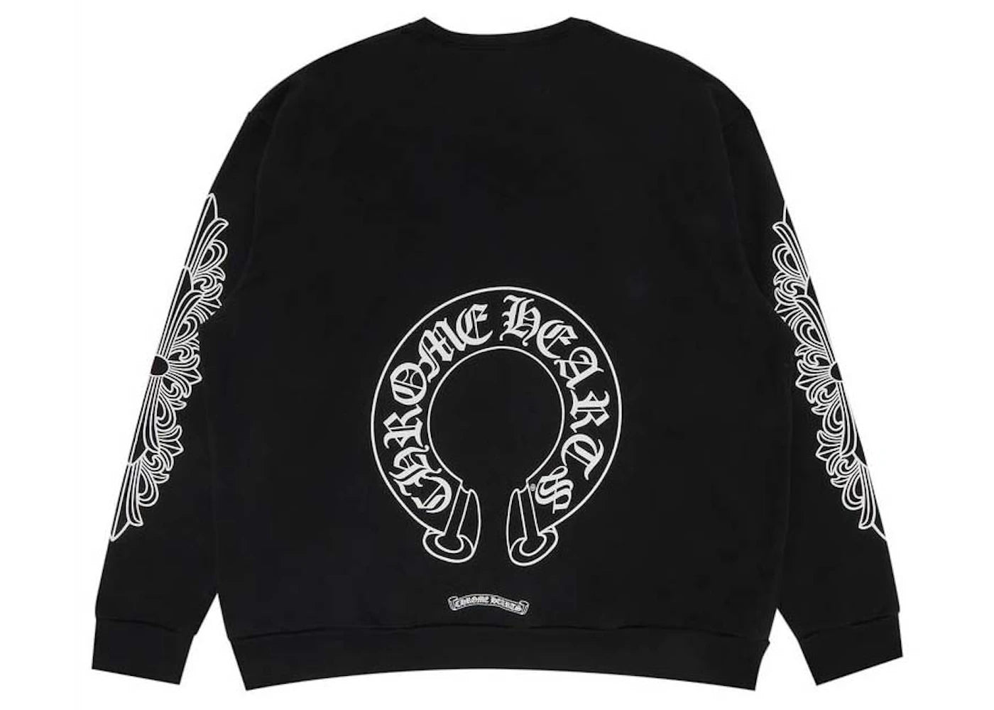 chrome hearts horseshoe crewneck black
