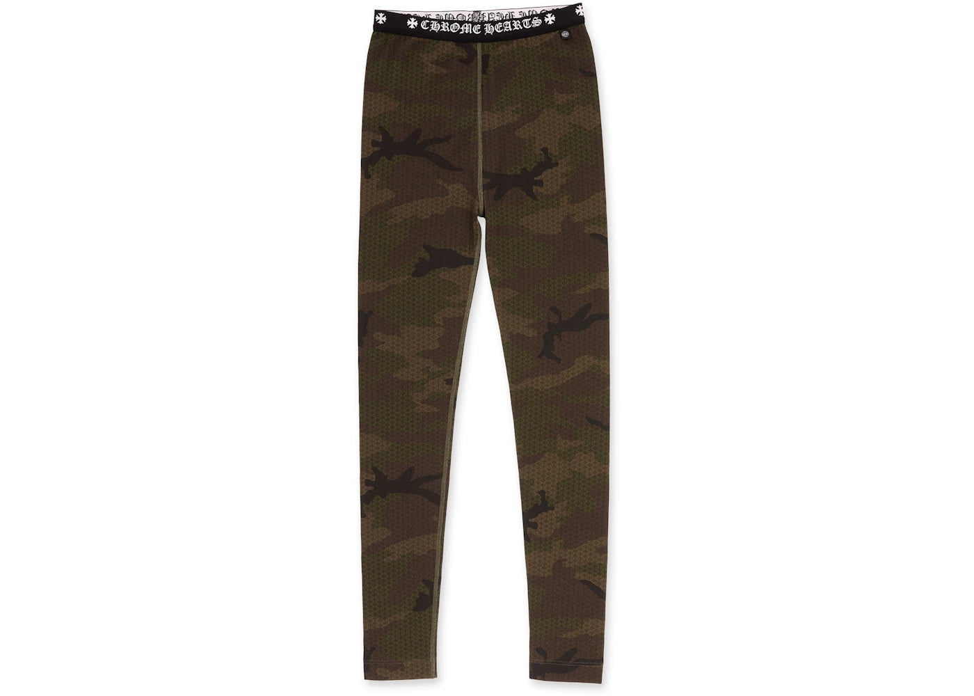 chrome hearts logo leggings camo