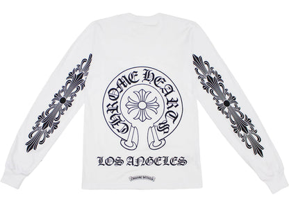 chrome hearts los angeles excluisve l/s t-shirt white