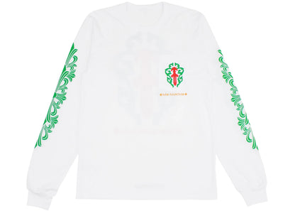 chrome hearts los angeles exclusive christmas l/s t-shirt white