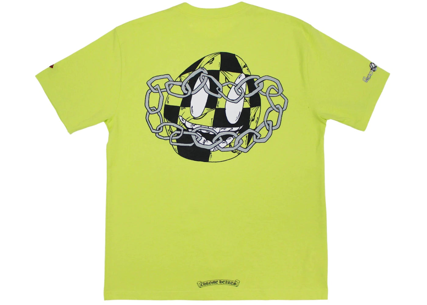 chrome hearts matty boy link t-shirt lime green