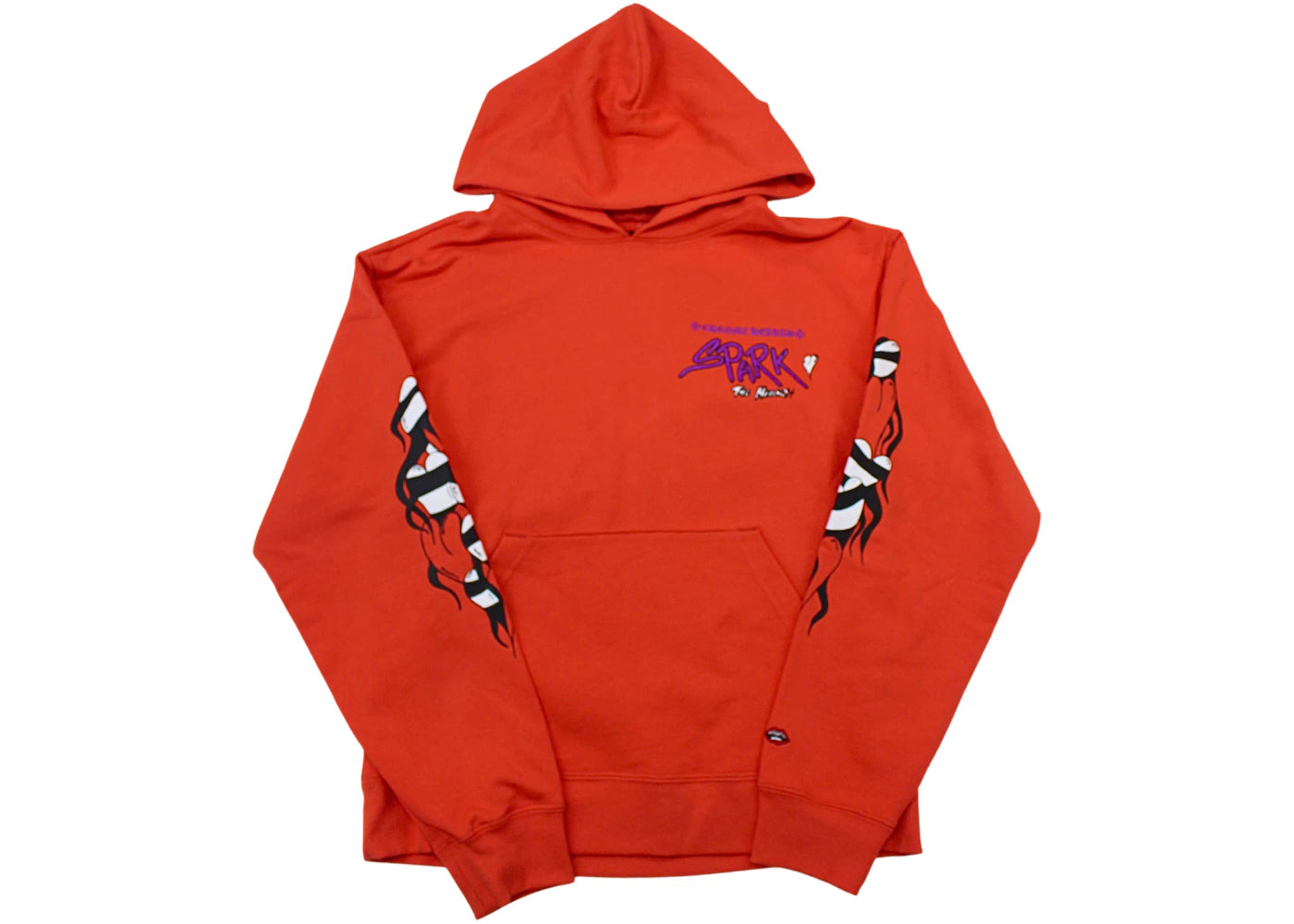 chrome hearts matty boy sadistic lipstick hoodie red