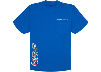 chrome hearts matty boy space t-shirt blue