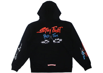 chrome hearts matty boy stay fast hoodie black