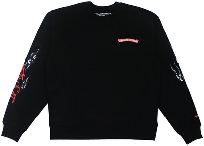 chrome hearts matty boy stay fast sweater black