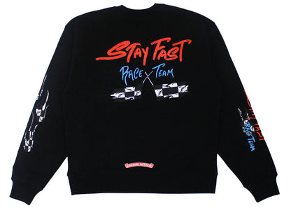 chrome hearts matty boy stay fast sweater black